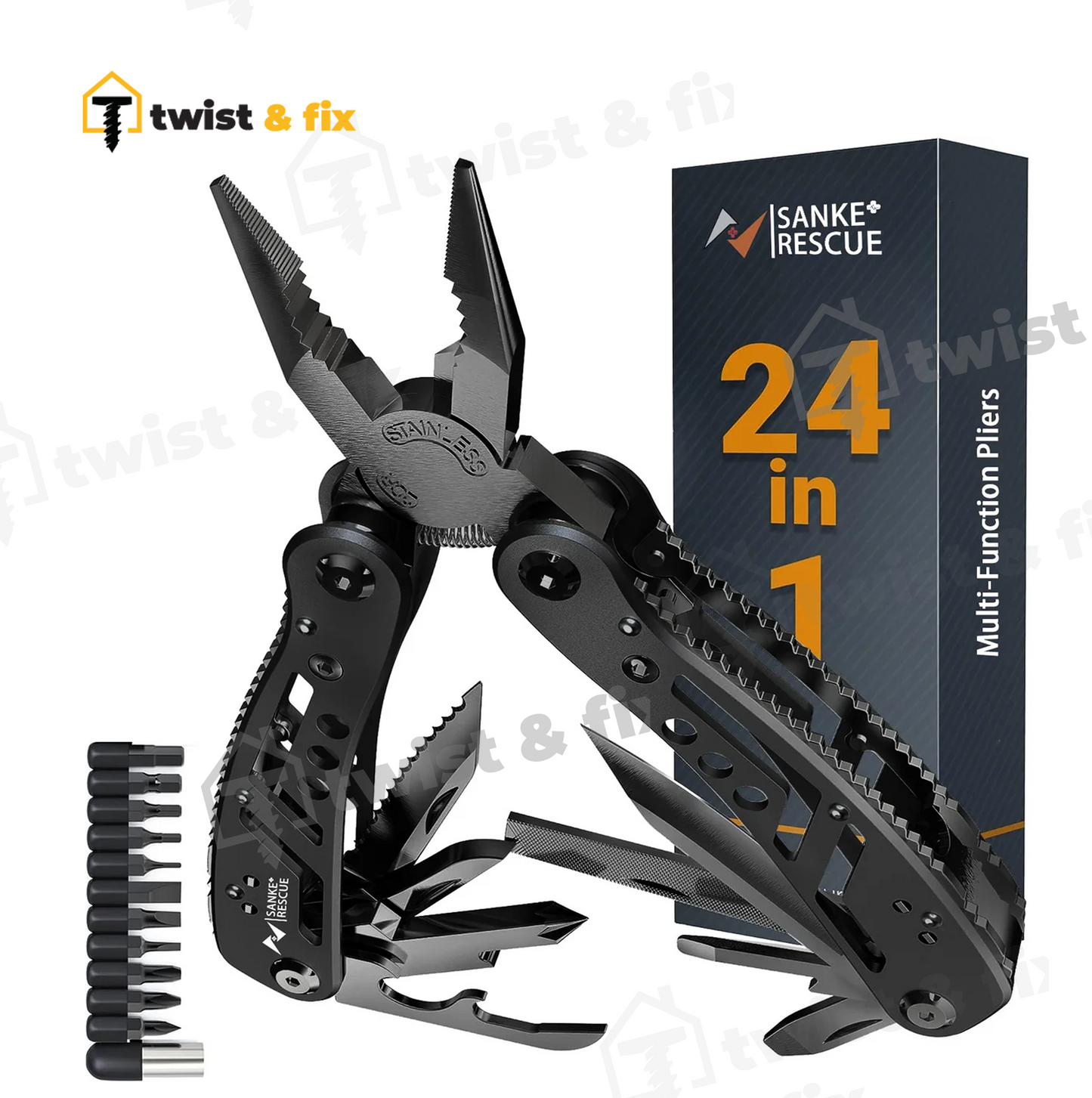 TwistAndFix™ Multifunctional Universal Diagonal Pliers