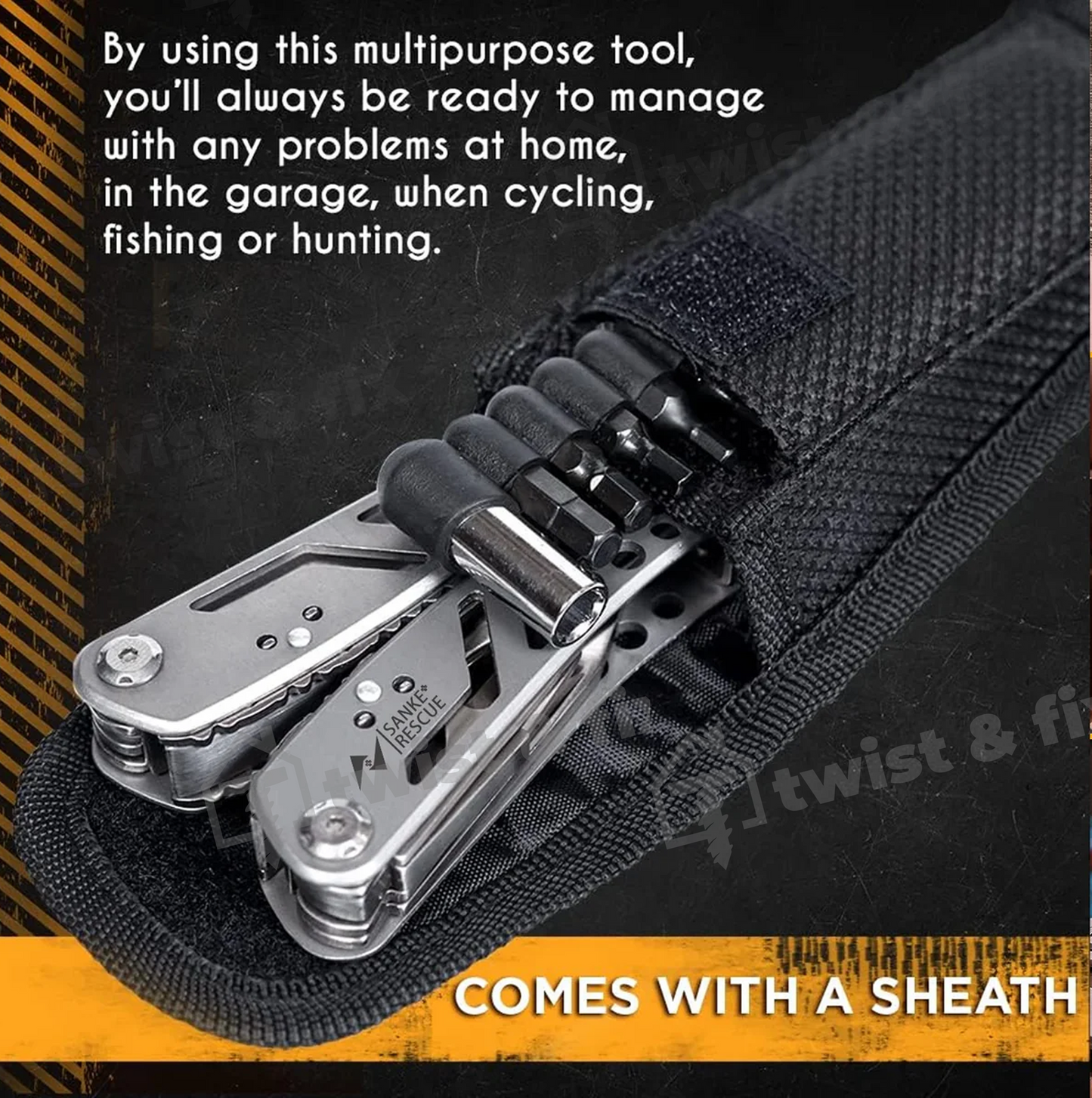 TwistAndFix™ Multifunctional Universal Diagonal Pliers