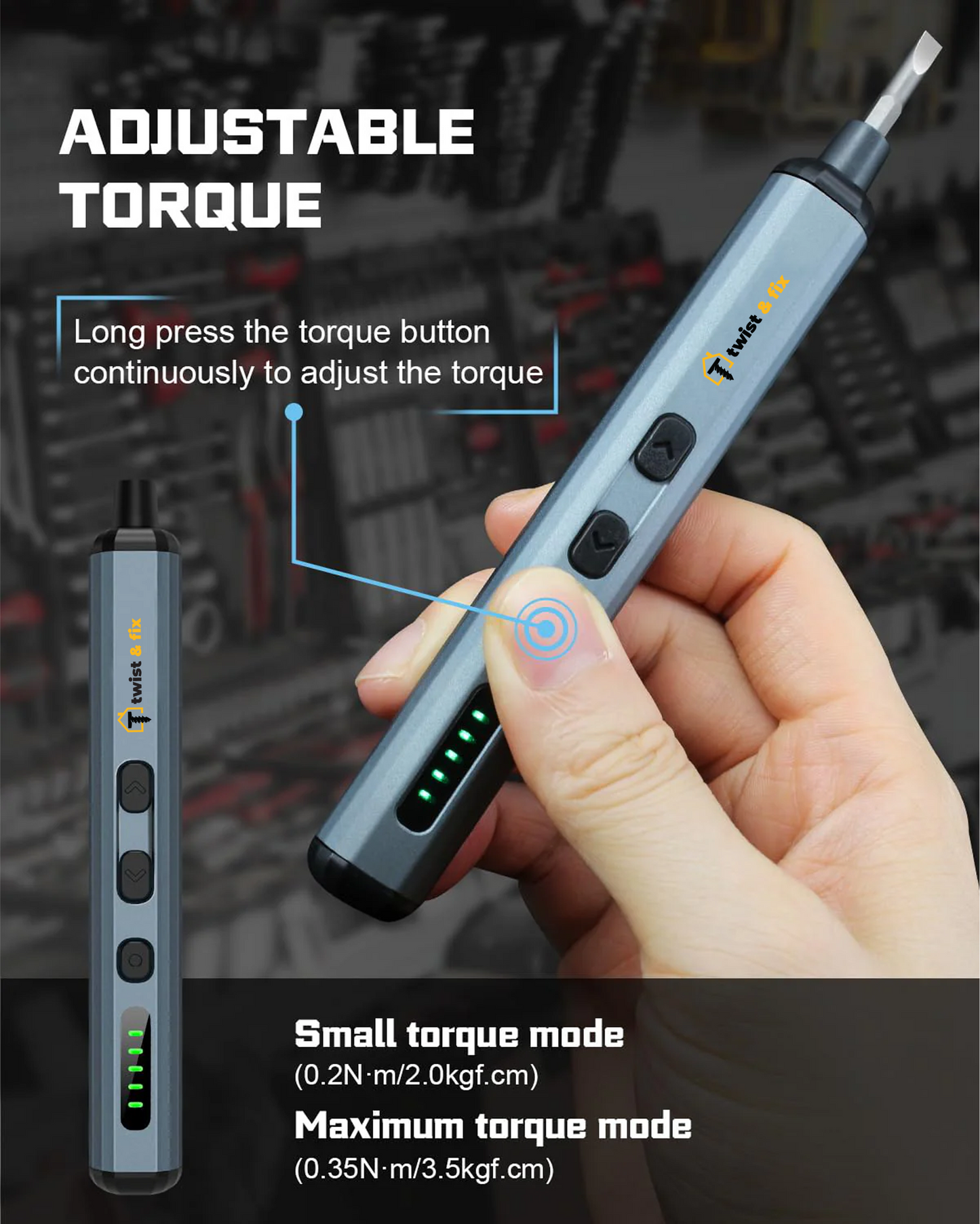 TwistAndFix™ 68 In 1 Mini Precision Electric Screwdriver Set
