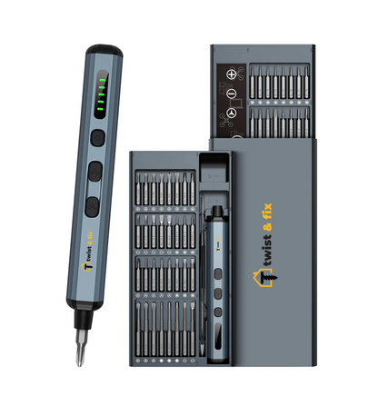 TwistAndFix™ 68 In 1 Mini Precision Electric Screwdriver Set